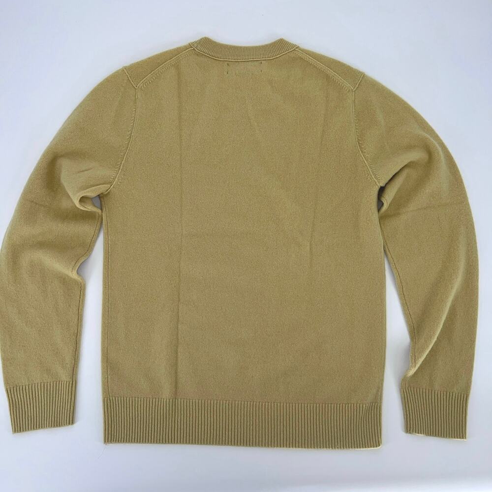 Banana Republic 100% Cashmere Crew-Neck Sweater Corn Silk Yellow Size S - Picture 3 of 10
